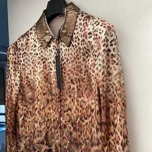 Ellie Tahari silk top size M